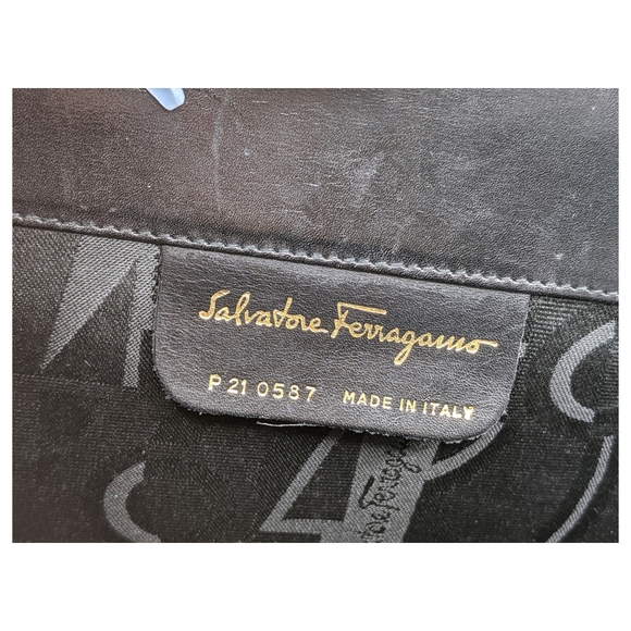 SOLD Salvatore Ferragamo Leather Shoulder Bag - Picture 10 of 10